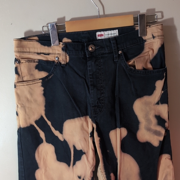 Wrangler Slim Straight Jeans Acid Wash 32X32 - Picture 2 of 10